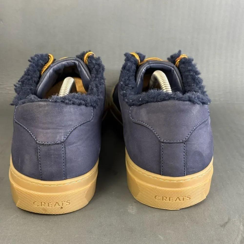 GREATS ROYALE SHEARLING LINED SNEAKER shoes  MENS Blue size 12